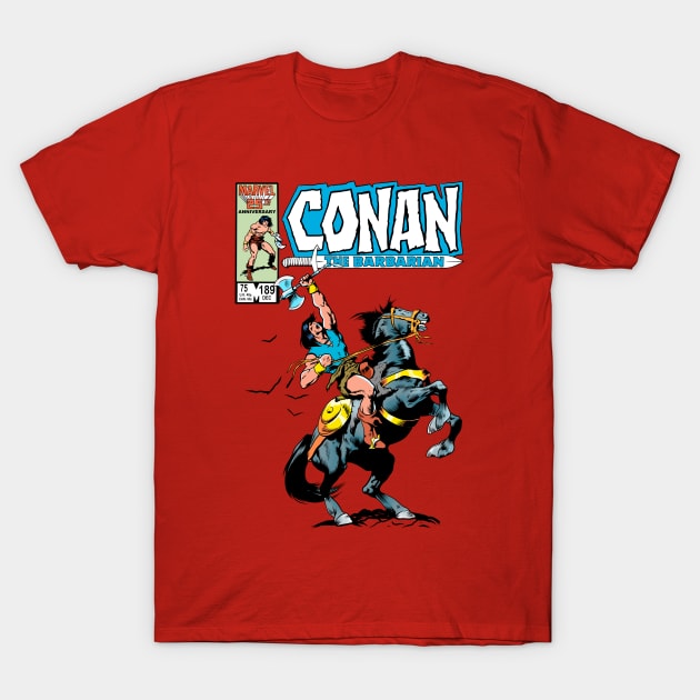 Conan The barbarian Cover T-Shirt by OniSide